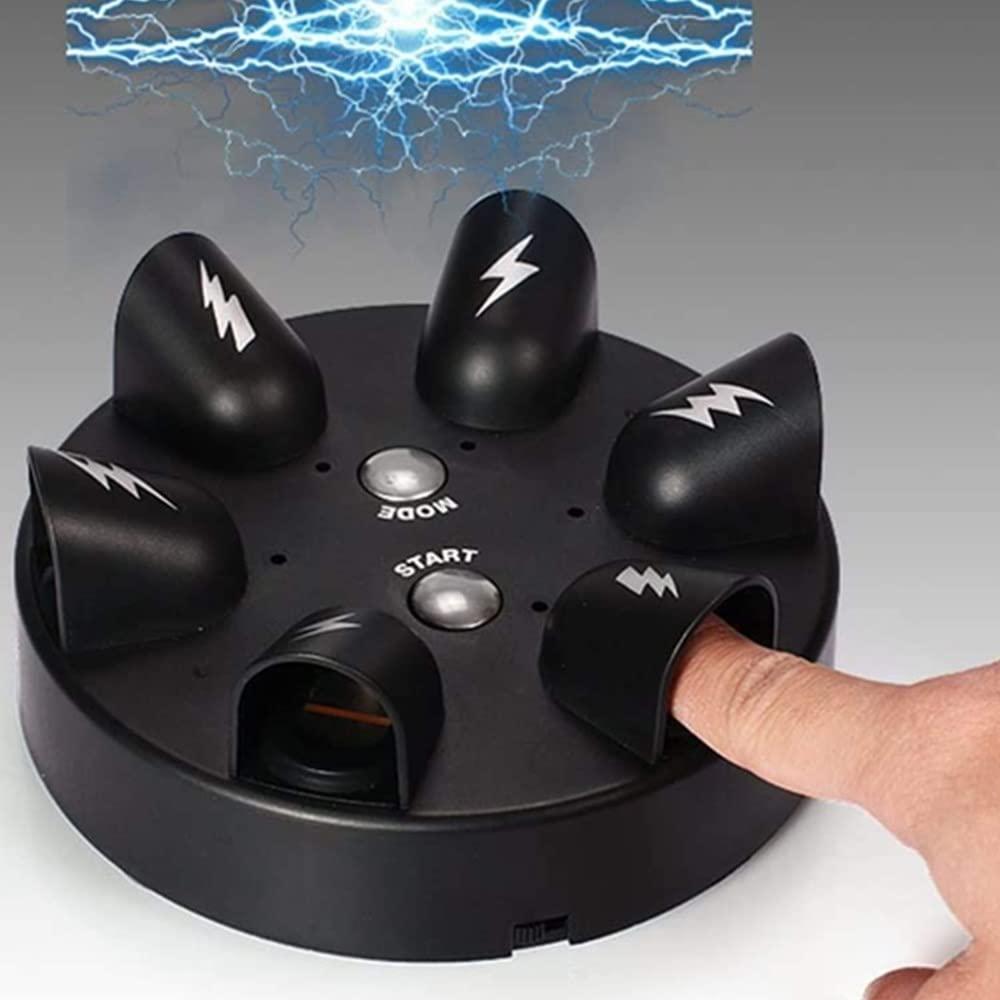 OUKEYI Micro Electric Shocking Lie Detector, Finger Shock Game Shocking Roulette Truth Or Dare Game Party Analyzer Consoles Gifts,Decompression Funny Toy