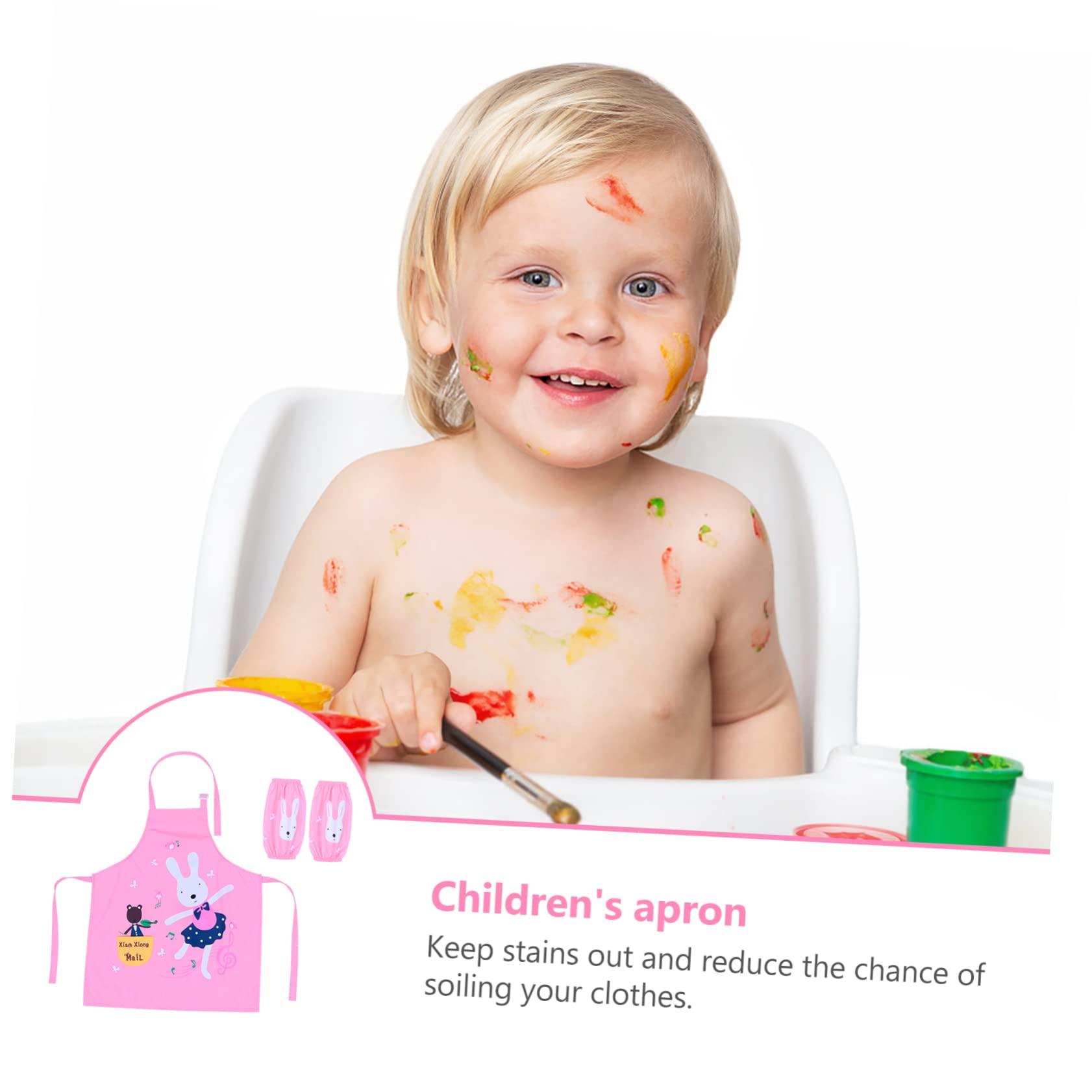 Hemoton Hemoton 1 Set Apron Aprons for Cleaning Apron Arm Sleeves for Chef Apron Art Smock Aprons Painting Smock Mirror Painting Apron Polyester