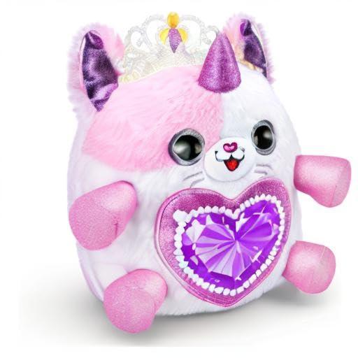 Rainbocorns Rainbocorns Fairycorn Princess Surprise (Kitty) by ZURU 11" Collectible Plush Stuffed Animal, Surprise Egg, Wearable Fairy Wings, Magical Fairy Princess, Ages 3+ for Girls, Children