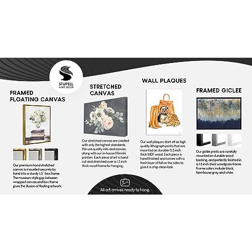 Stupell Industries Stupell Industries T-Rex in Nature Framed Floater Canvas Wall Art by Raquel Maciel