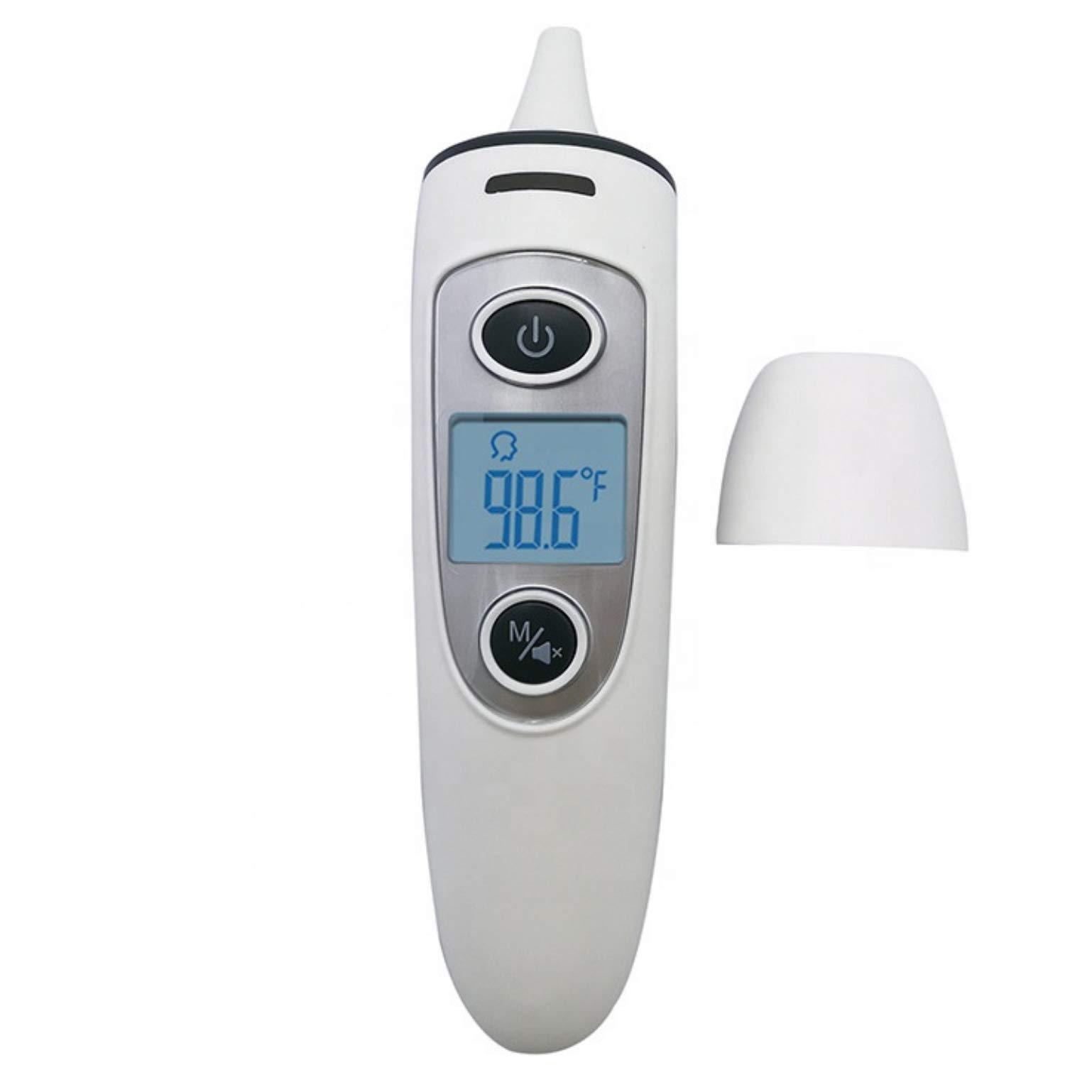 DLW Baby Thermometer for Fever Forehead and Ear Thermometer, Digital Infrared Temporal Thermometer for Fever, Instant Accurate Reading for Baby Kids and Adults