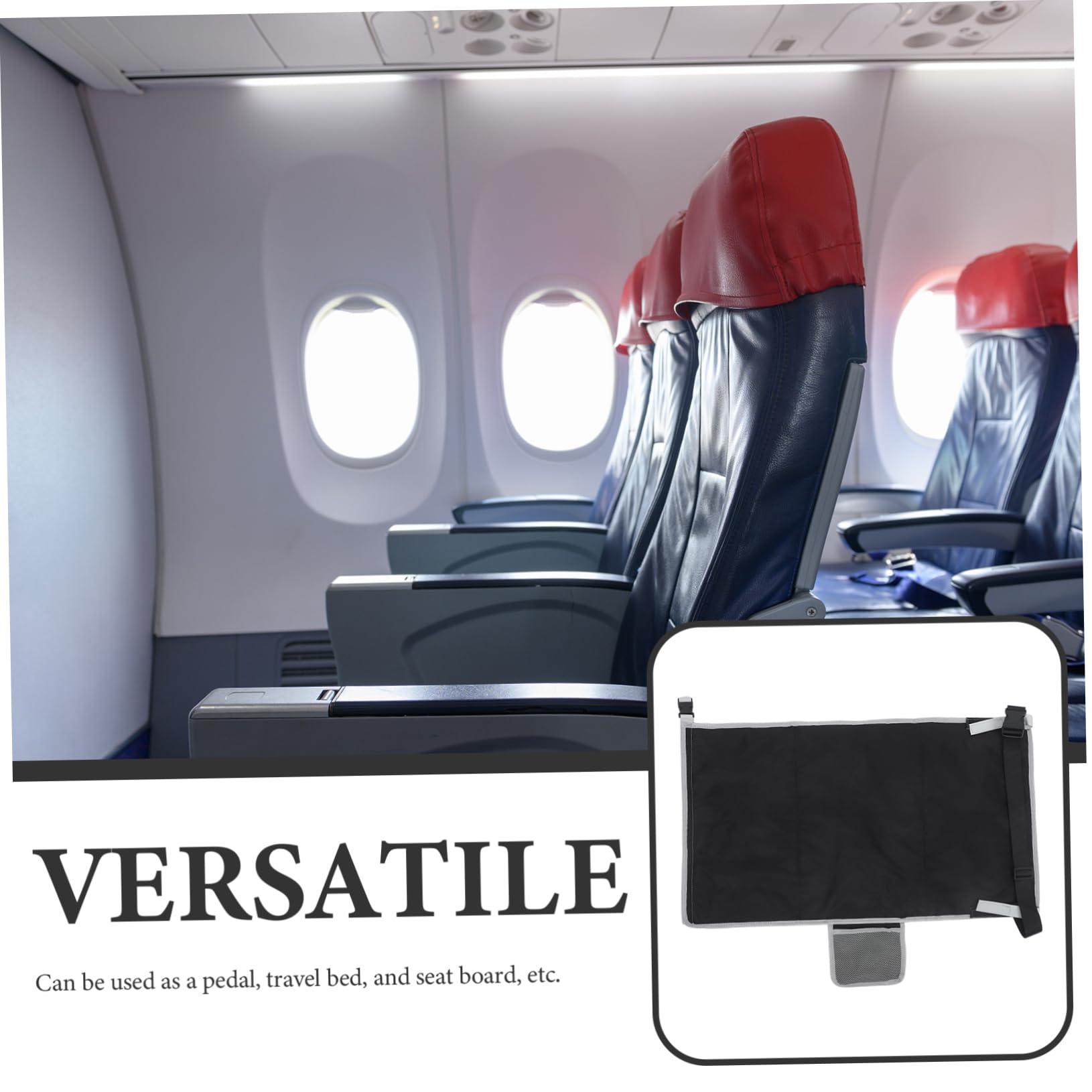 HAPINARY HAPINARY 1 Set Portable Travel Bed Seat Essentials Travel Essentials Airpl Extender Plane Bed Jet Travel Supplies Travel Bed Flight Bed Black