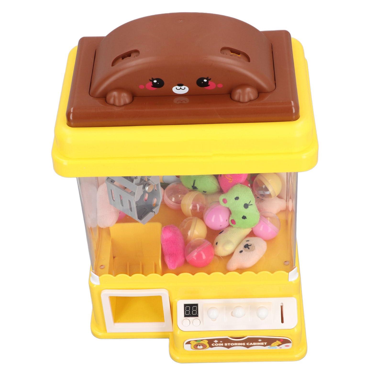 Generic Claw Game Machine, Electronic Game Machine Children Cartoon Bear USB Power Supply Mini Toy Grabber Machine