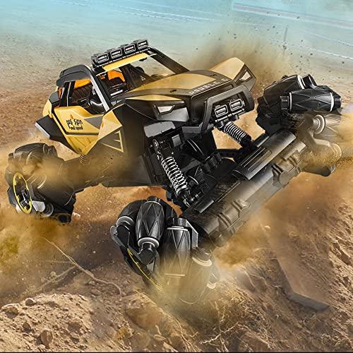 KAIKEA KAIKEA 1/16 Scale Lateral Drift RC Stunt Car, 2.4G High-Speed 4WD Off-Road Climbing RC Truck with Dual Motors, 360 Rotation All-Terrain Toys Vehicles