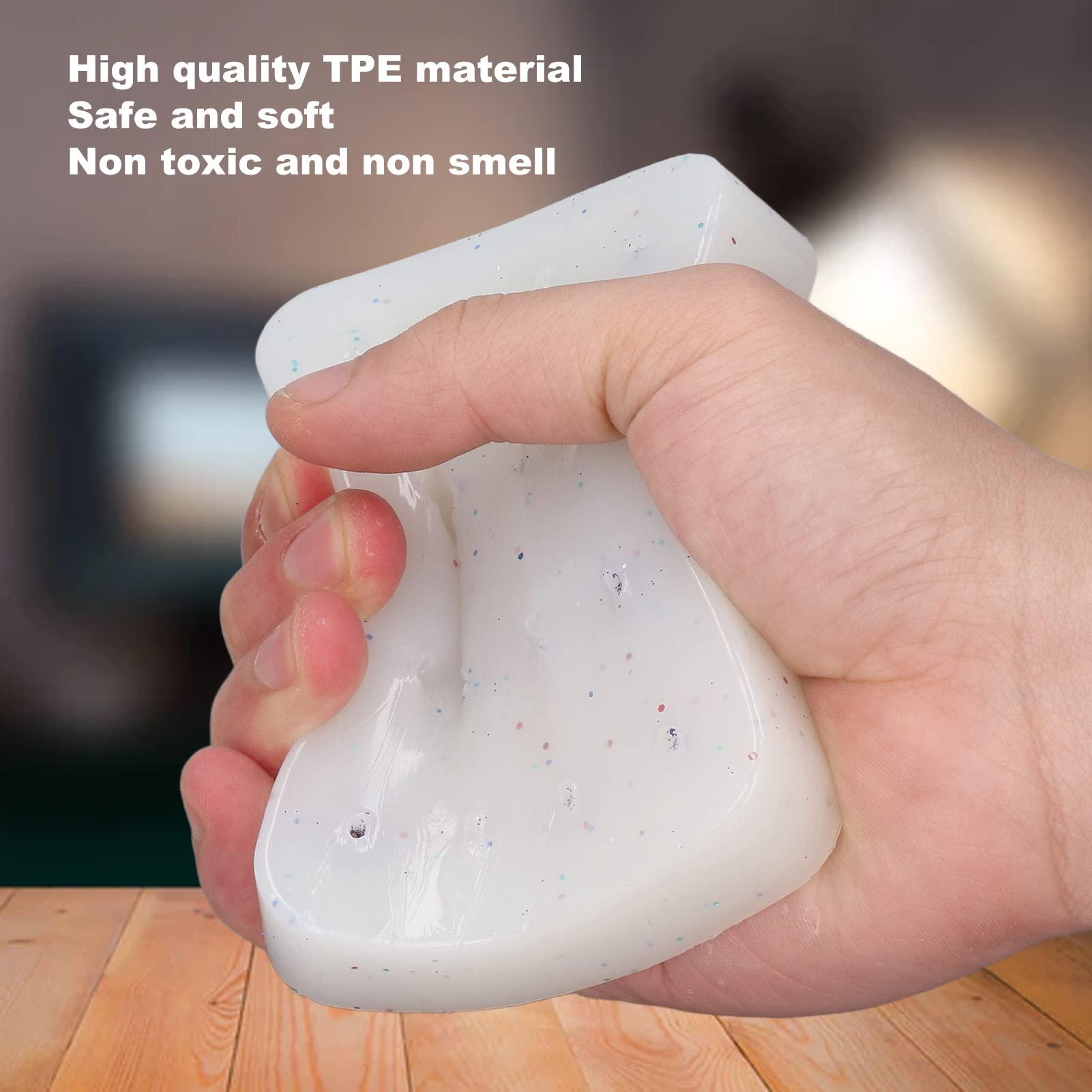 Airshi Pimple Popping Toy, Soft TPE Comfortable Touching Pimple Popping Fun Toy 16 Pimple for Daily Play