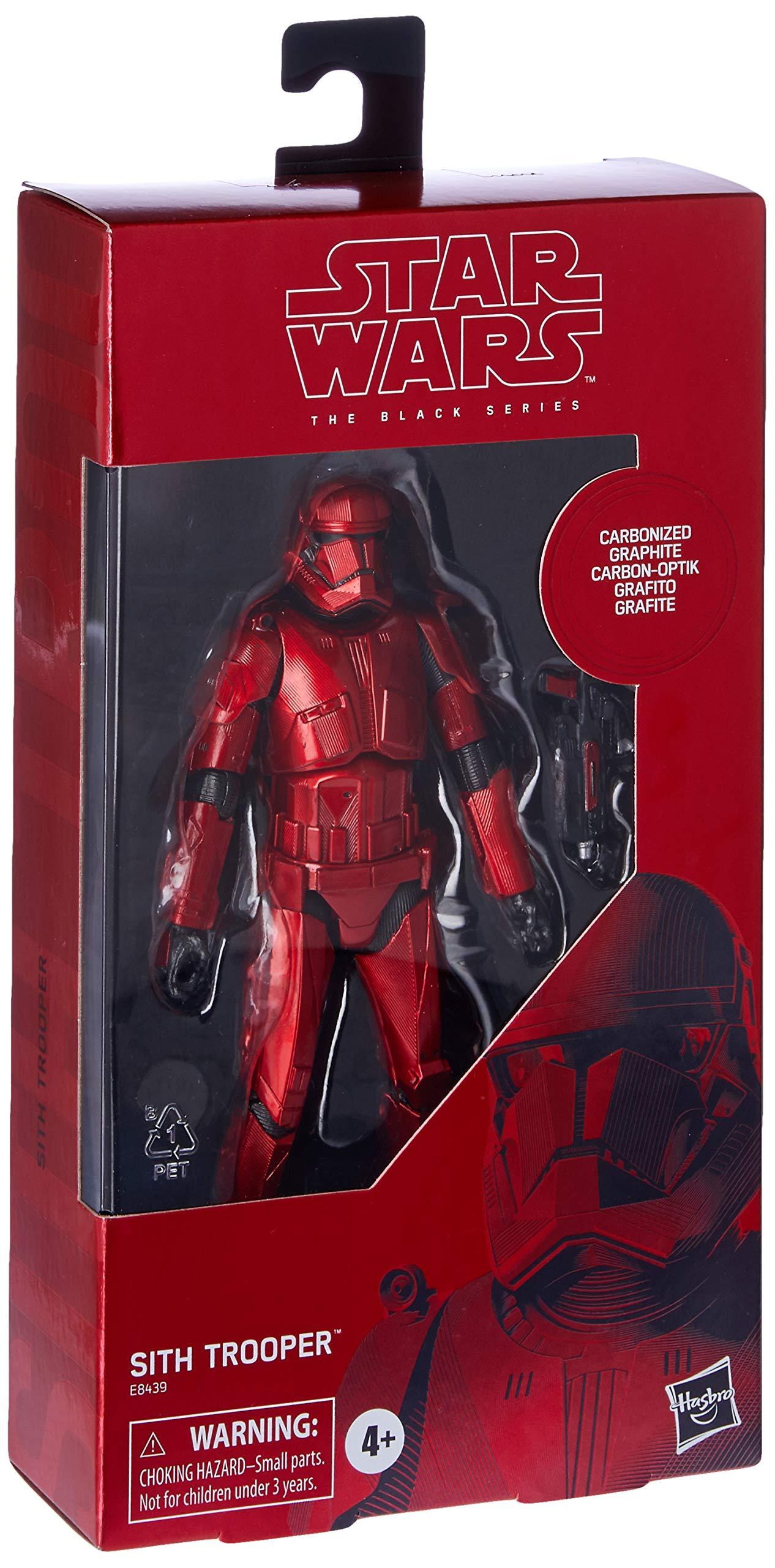 STAR WARS STAR WARS The Black Series Carbonized Collection Sith Trooper Toy 6" Scale The Rise of Skywalker Action Figure (Amazon Exclusive)