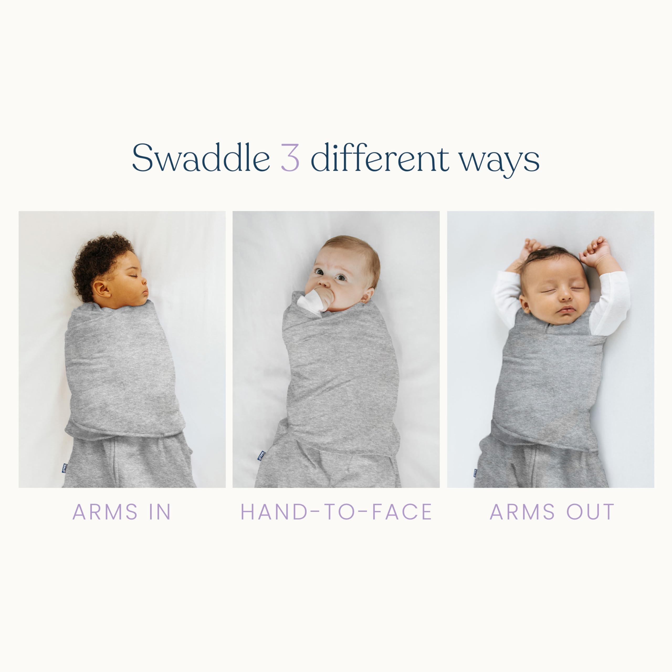 HALO HALO Baby Sleepsack Swaddle Wearable Blanket, 3-Way Adjustable Infant Sleepsack, TOG 1.5, Ideal Temp, Ombre, Newborn, 0-3 Months, 6-12 Pounds