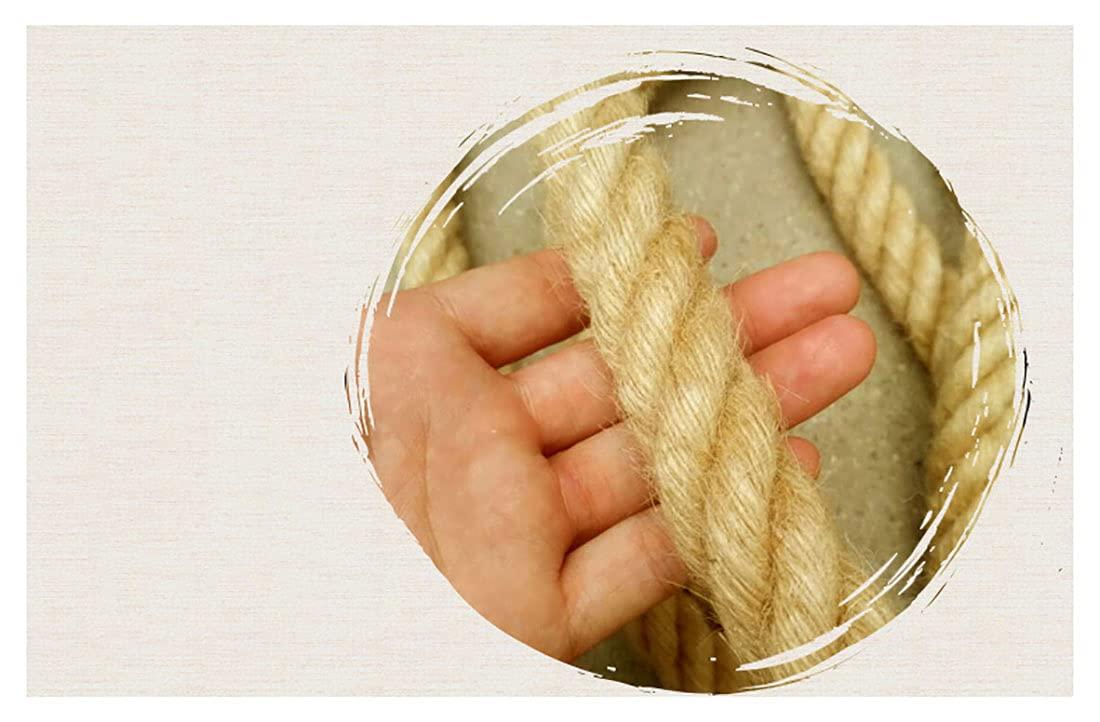 GERYUXA Children Safety Net Baby Fall Protection Safety Netrope Nettingparrot ToyHemp NetTrailer NettingStairway Safety NetProtection NetStair Balcony Protection Net(Size:2x10m(6.6x33ft),Color:Hemp rope net)