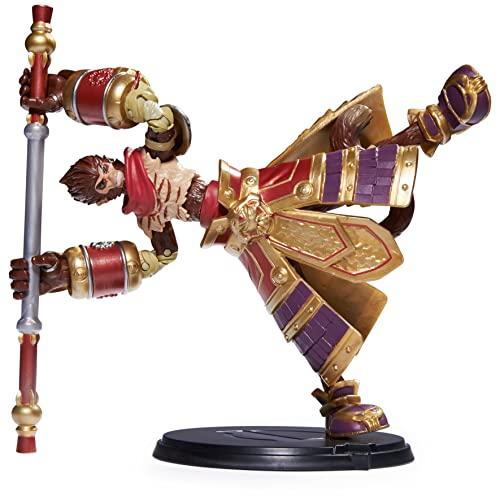 League of Legends League of Legends, 6-Inch Wukong Collectible Figure with Premium Details and Enchanted Staff Accessory, Champion Collection, Ages 12 and Up