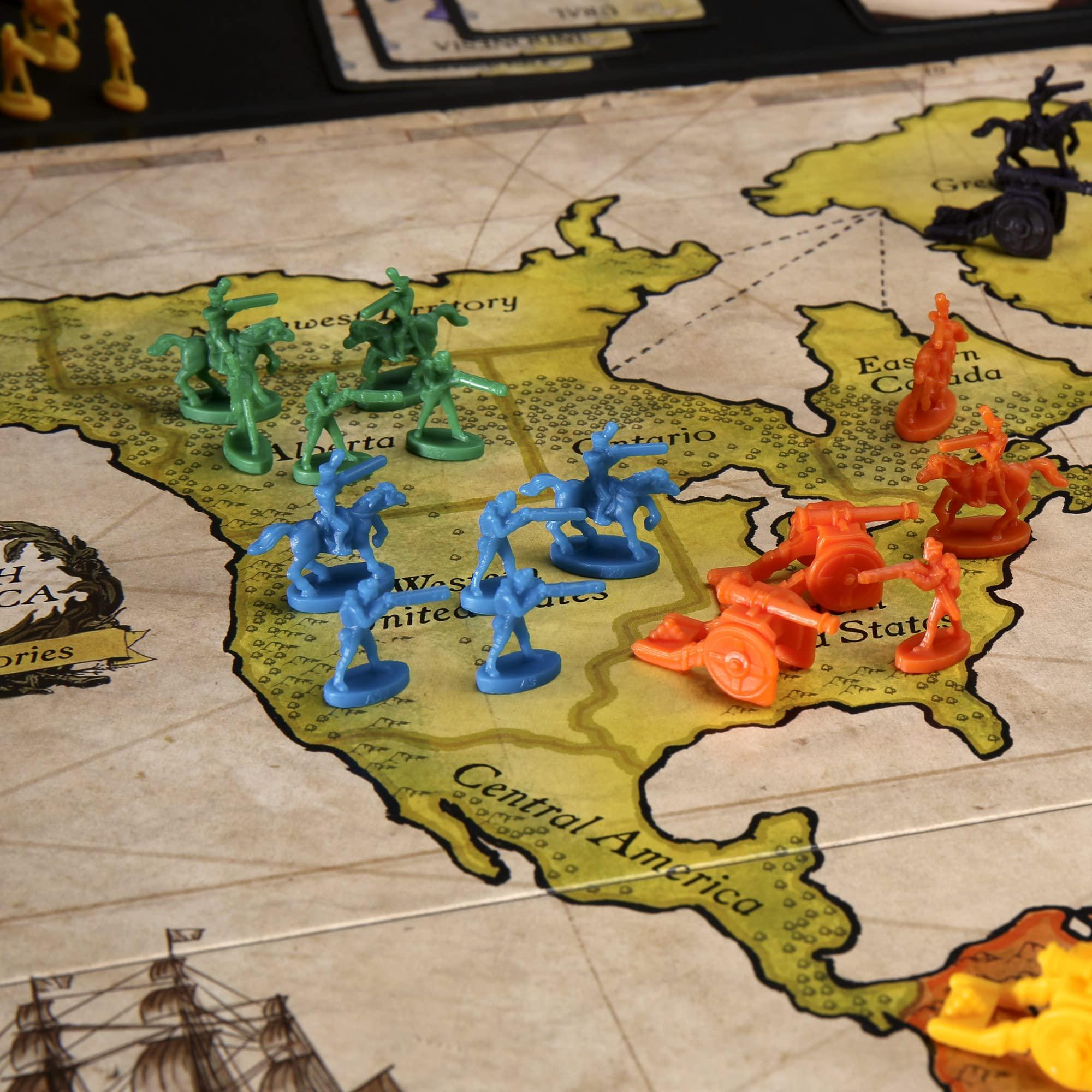 Hasbro Gaming Risk Board Game, Strategy Games for 2-5 Players, Strategy Board Games for Teens, Adults, and Family, War Games, Ages 10 and Up
