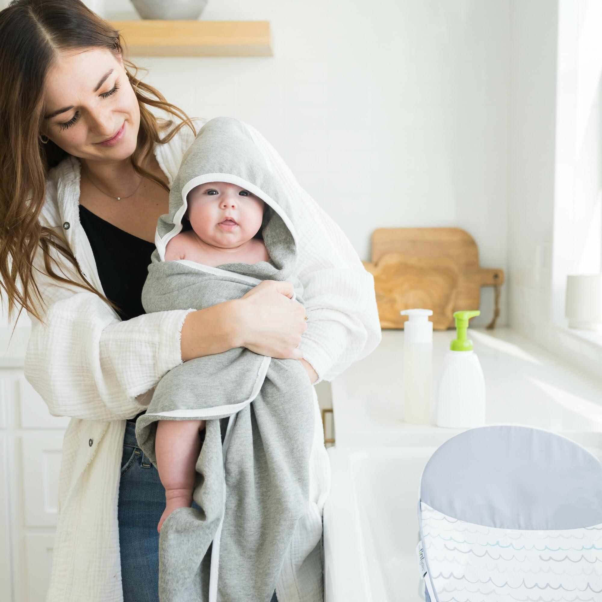 The First Years The First Years Sure Comfort Folding Baby Bather - Baby to Toddler Bath Tub - No-Slip Seat - for Sink or Tub Use