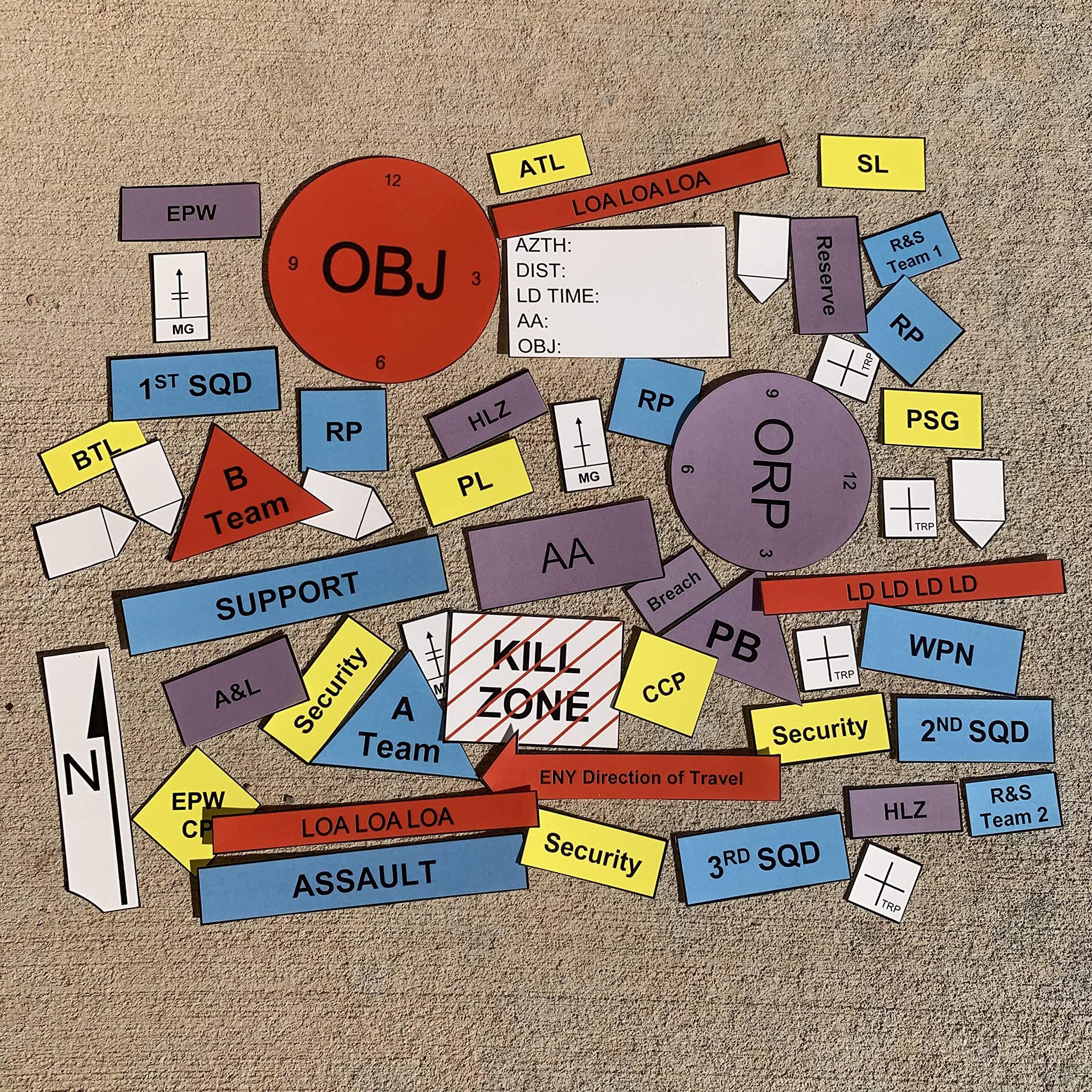 Lifefficient Products Lifefficient Products Terrain Model Kit, Platoon and Squad TMK, Army