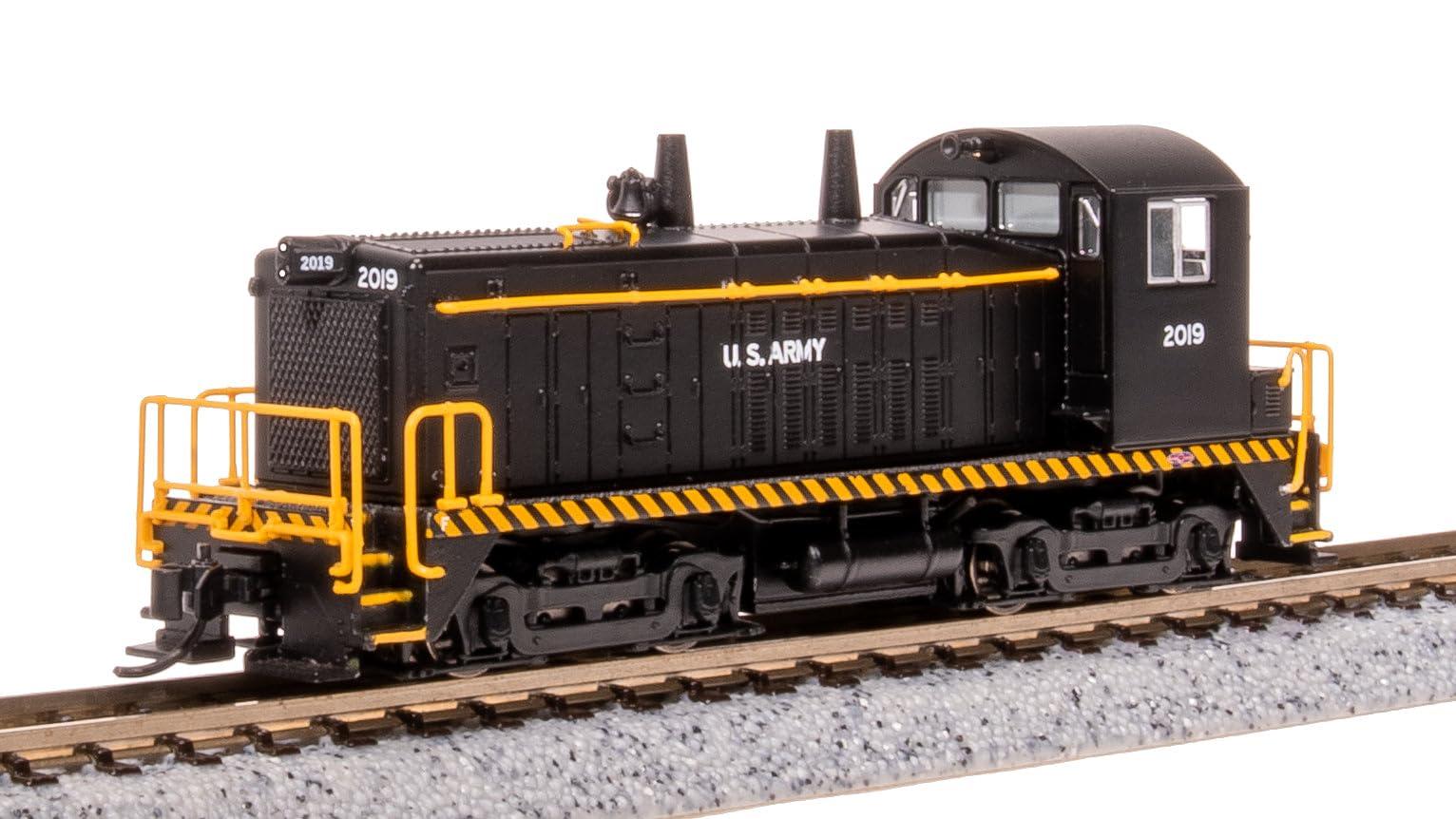 Broadway Limited Imports Broadway Limited 7527 EMD SW8, USAX 2034, Black w/US Army, Paragon4 Sound/DC/DCC, N (NP)