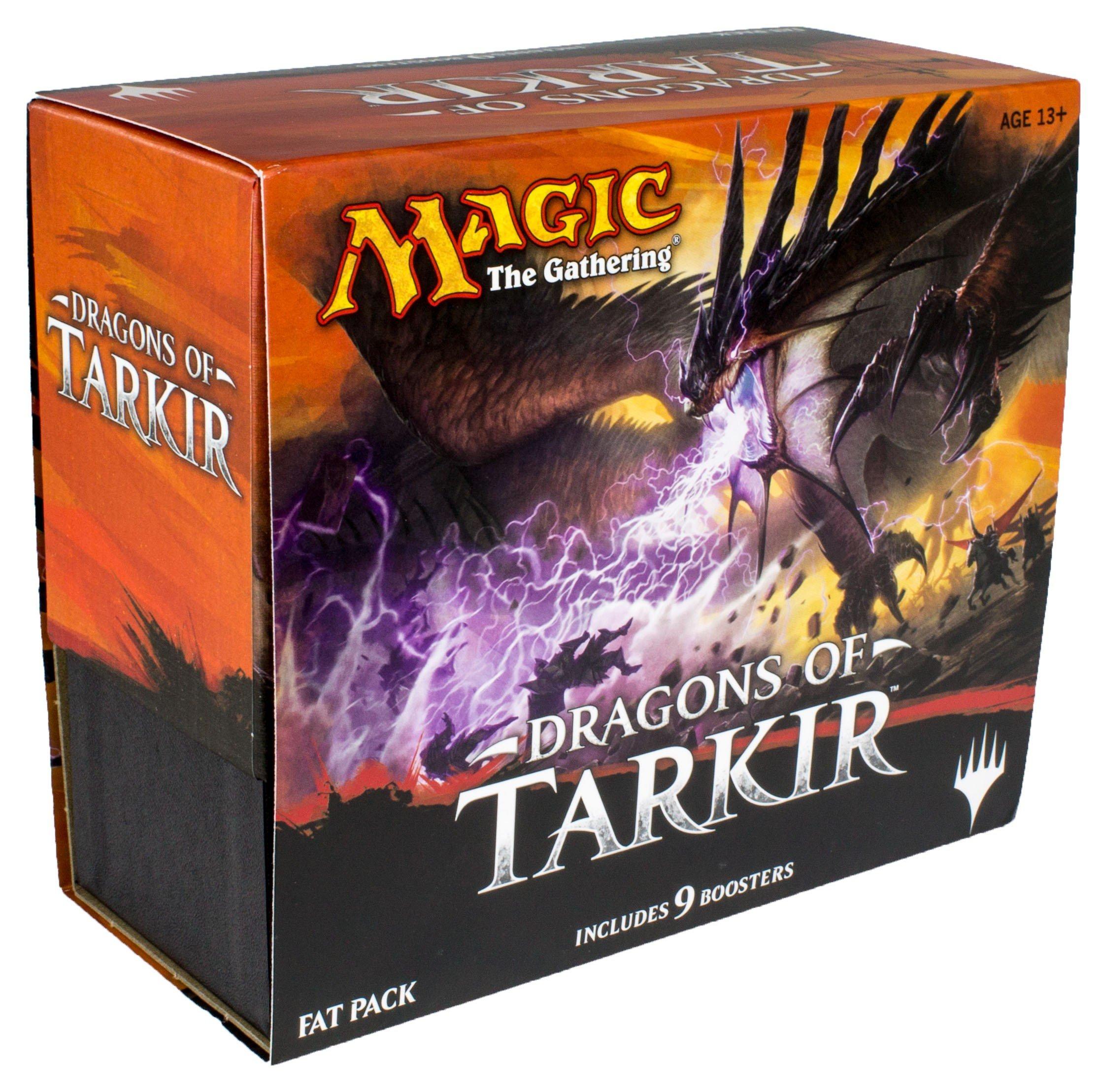 Wizards of the Coast Magic: the Gathering: Dragons of Tarkir Fat Pack (Factory Sealed Includes 9 Booster Packs & More)