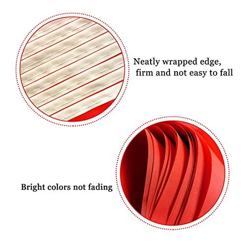 WEITBF WEITBF 50ft 30pcs Red Blank Pennant Banners Flags String Triangle DIY Bunting Flags,Party Decorations for Grand Opening,Kids Birthday,Festival Celebration