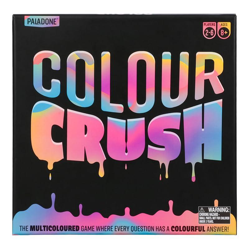 Paladone Paladone Color Crush, The Exciting Board Game of Artsy Challenges - Charades Meets Drawing Acting & Guessing