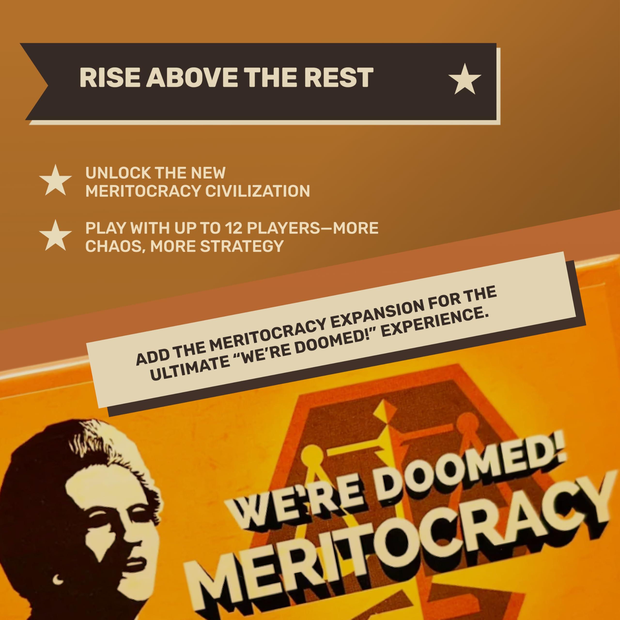 Breaking Games We\'re Doomed! - Apocalypse Survival Board Game - Cooperative Strategy for 4-10 Players - 15-Minute Race to Escape - Ideal for Competitive Game Nights & Group Gatherings