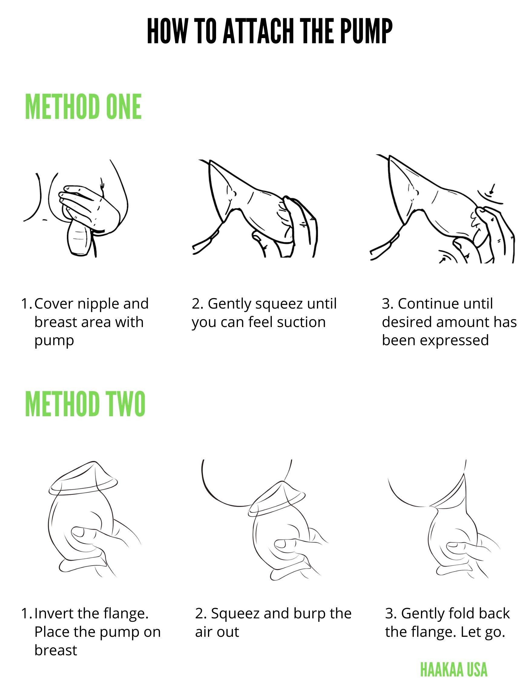haakaa Haakaa New Silicone Breast Pump 150ML with Suction 100% Food Grade Silicone BPA PVC and Phthalate Free (150ml)