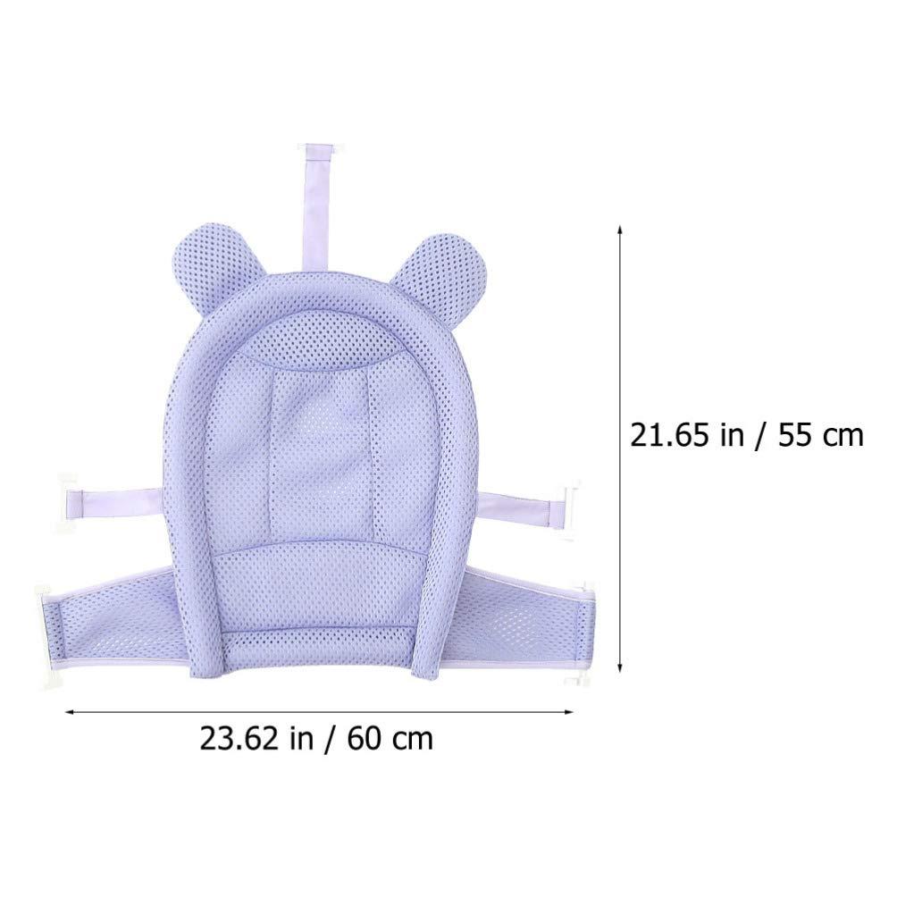 Healifty Baby Shower Net Bag Baby Bathtub Sit up Net Newborn Shower Sling Bath Seat Bathtub Tub Seat New Baby Shower Mesh Bathtub for Baby Car Pp Bath Tub Toddler
