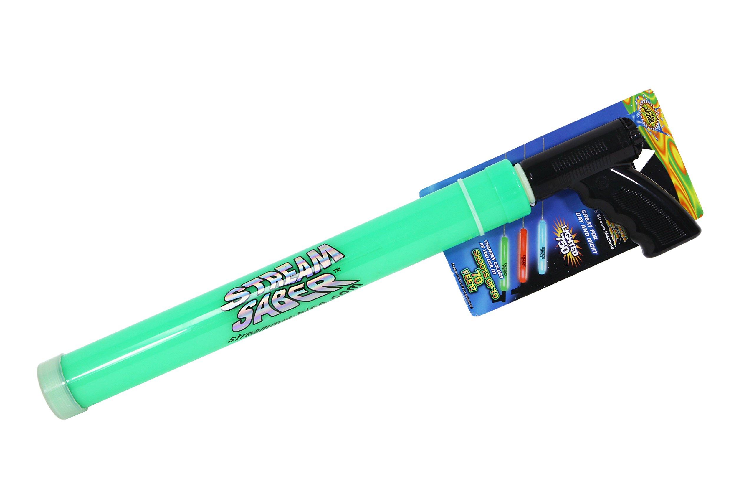Water Sports Stream Machine SS-750 Water Gun: Light Up 17-Inch Single Barrel Water Blaster with 70 Feet Reach - Squirt Gun for Outdoor Games, Water Guns for Adults and for Kids, Swimming Pool Toys, Colors May Vary