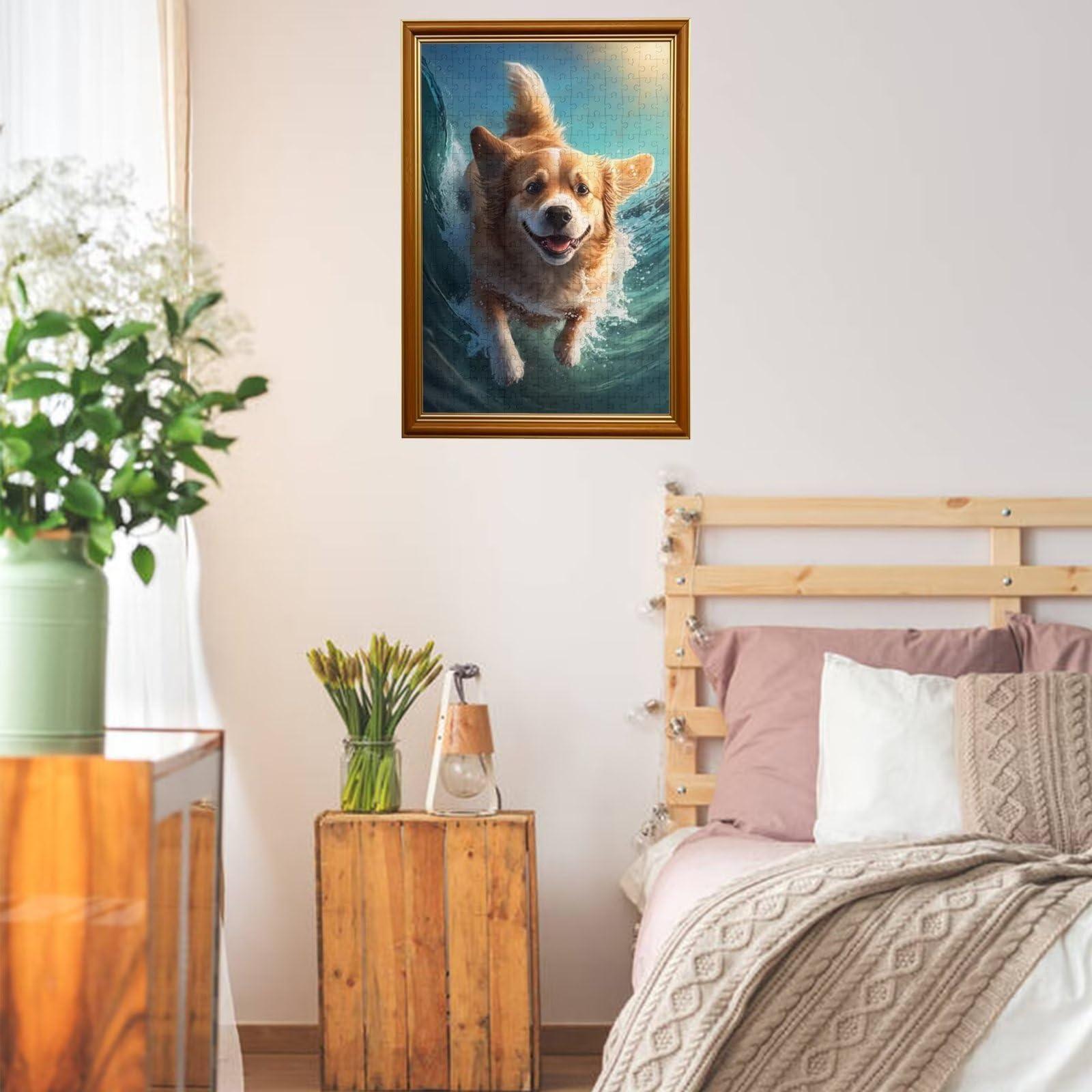 Hothostl Three Anime Cats - 500 Pieces Puzzles Beginners Puzzle Puzzle Toys, Spend Time to Get A Sense of Accomplishment Box 20.5 X 15 inch for Home Decor