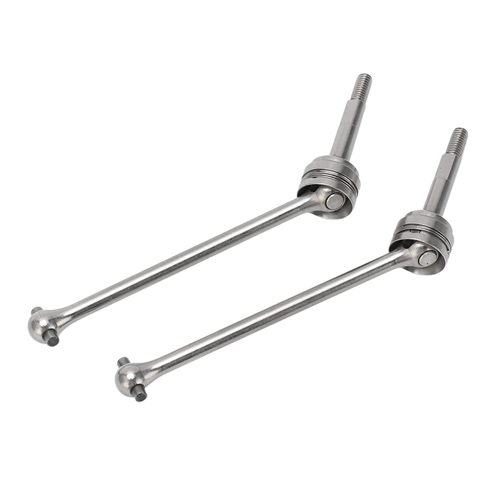 OUKENS OUKENS Rear CVD Driveshaft, Steel Aluminum Alloy Transmission Axle Joint Replacement RC Rear Drive Shafts Spare Parts for 1/10 RC Car RC Trucks RC Car Model