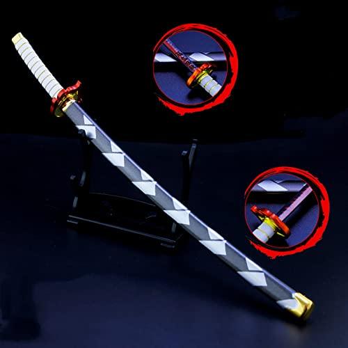 Larmuroki Larmuroki 10" Metal Anime Katana Models with a Stand, Anime Figures, Action Figure Collection for Display & Cosplay, Nice Gift(XSL-2)