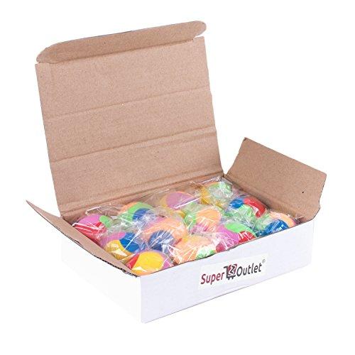 Super Z Outlet Super Z Outlet 12 Pack Colorful Puzzle Erasers Miniature Pencil Erasers Children Party Favors, Classroom Student Prize Packs, Brain Teasers (Round)