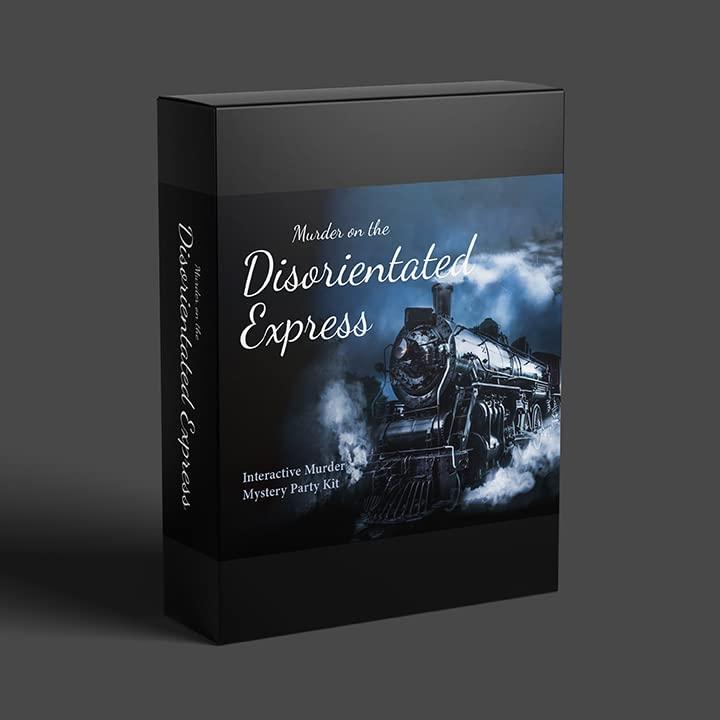 Crime Time: For the detective in you Murder on The Disorientated Express - A Murder Mystery Game for 16 Players
