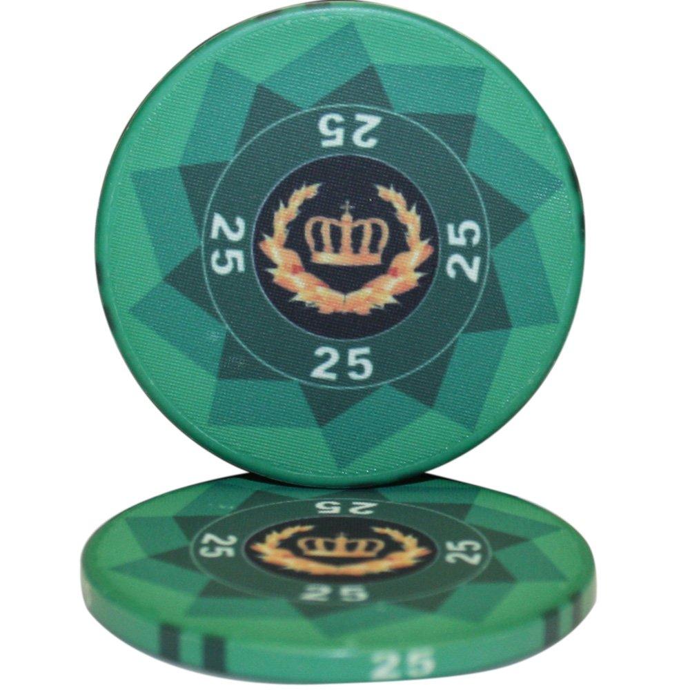 Mrc Poker Laurel Crown 10gm Ceramic Poker Chip Sample Set - 12 New Chips