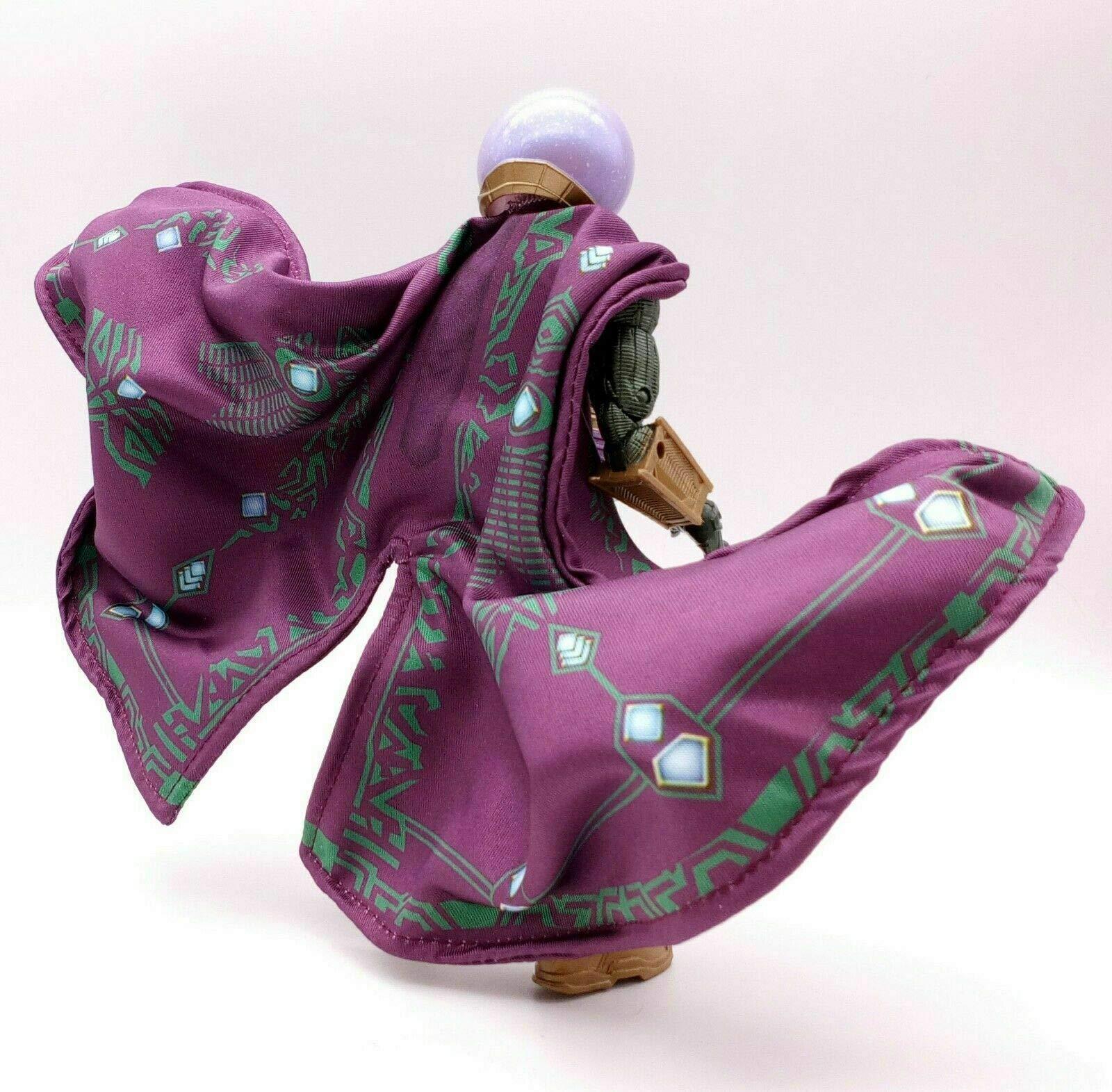 FIGLot FIGLot 1/12 Scale Miniature Custom Made Deluxe Wired Cape for Marvel Legends Movie Mysterio