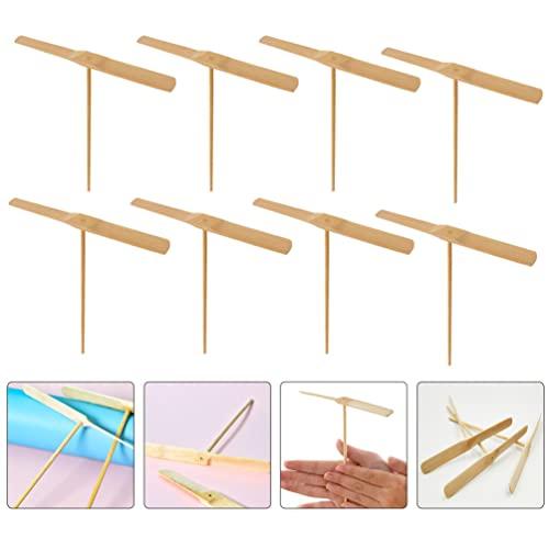 Zerodeko Zerodeko 20pcs Bamboo Dragonfly Kids Playthings Outdoor Flying Toys Party Favors Kids Throw and Catch Toy Exercise Toy Kids Flying Toys Interactive Toys Children Toy Garden Flying Toys