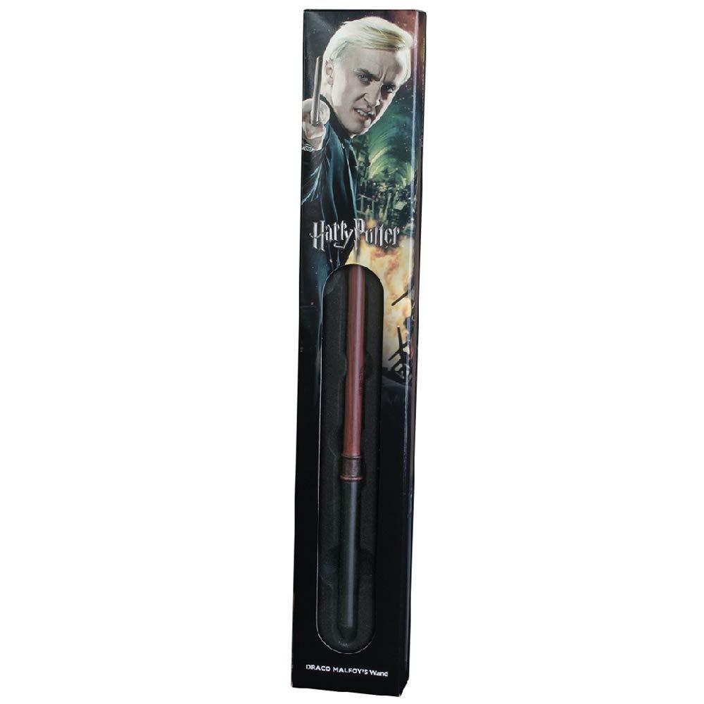 The Noble Collection The Noble Collection - Draco Malfoy Wand in A Standard Windowed Box - 13in (34cm) Wizarding World Wand - Harry Potter Film Set Movie Props Wands