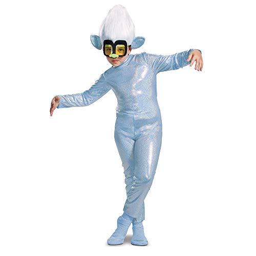 Disguise Tiny Diamond Costume, Trolls World Tour Tiny Diamond Troll Costume for Kids with Headpiece, Classic Size Extra Small (3T-4T) Multicolored