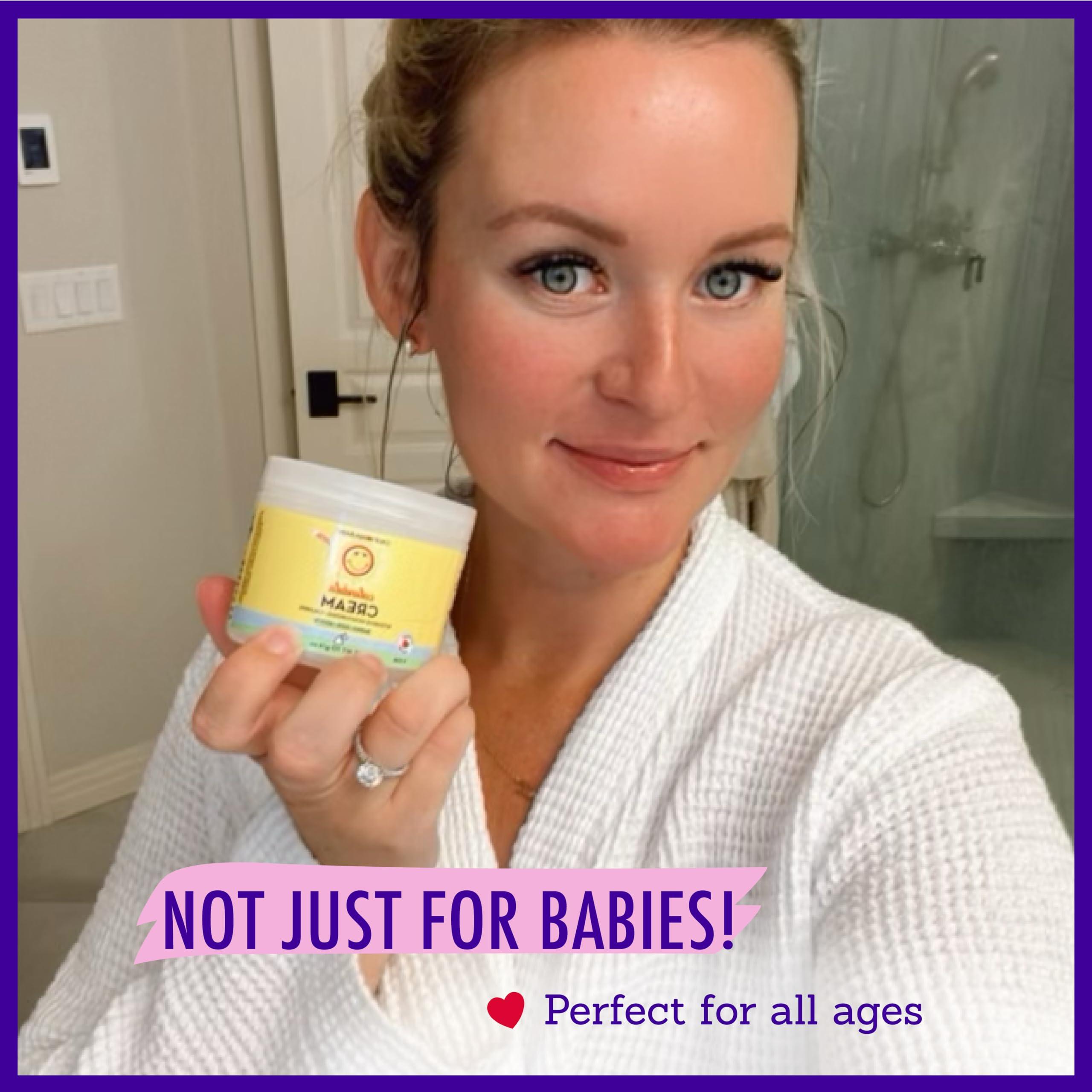 California Baby California Baby Calendula Cream | Soothing Baby Face Cream | 100% Plant-Based | Lavender Baby Lotion For Sensitive | Hypoallergenic | 2 Oz (Pack of 2)