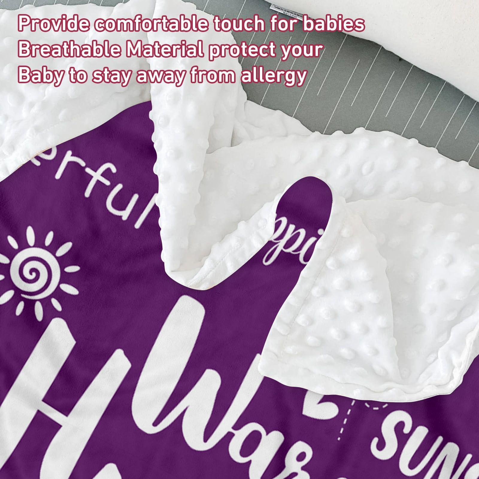 Dyoart Dyoart Personalized Baby Name Blankets,Super Soft Comfortable Baby Blankets for Unisex Newborns,Custom Blanket with Name,Custom Gifts for Toddler Infant(30x40)