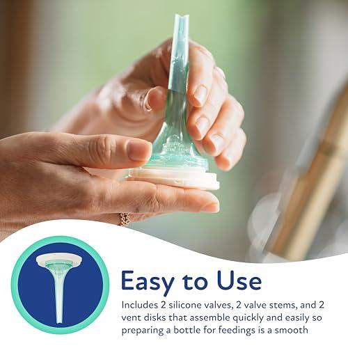 Dr. Talbot\'s Dr. Talbot's Anti-Colic Bottle Replacement Valves - Feeding Supplies for Newborn - (2-Pack) 9 oz Bottle Replacement Venting System