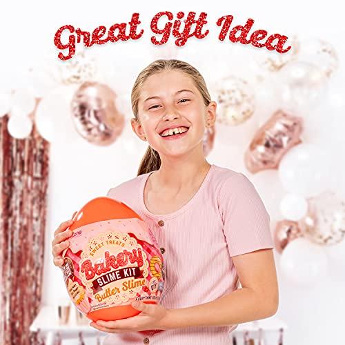 GirlZone GirlZone Sweet Treats Butter Slime Bakery Kit, Make Sweet Treats Slime, Slime Butter & Cake Scented Slime, Fun Slime Making Kit and Great Gift Idea