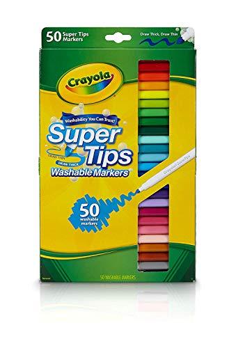 Crayola Super Tips Markers, Washable Markers, Gift, 50 Count-2 Pack image-2