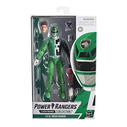 Power Rangers Power Rangers Lightning Collection S.P.D. Green Ranger 6-Inch Premium Collectible Action Figure Toy with Accessories