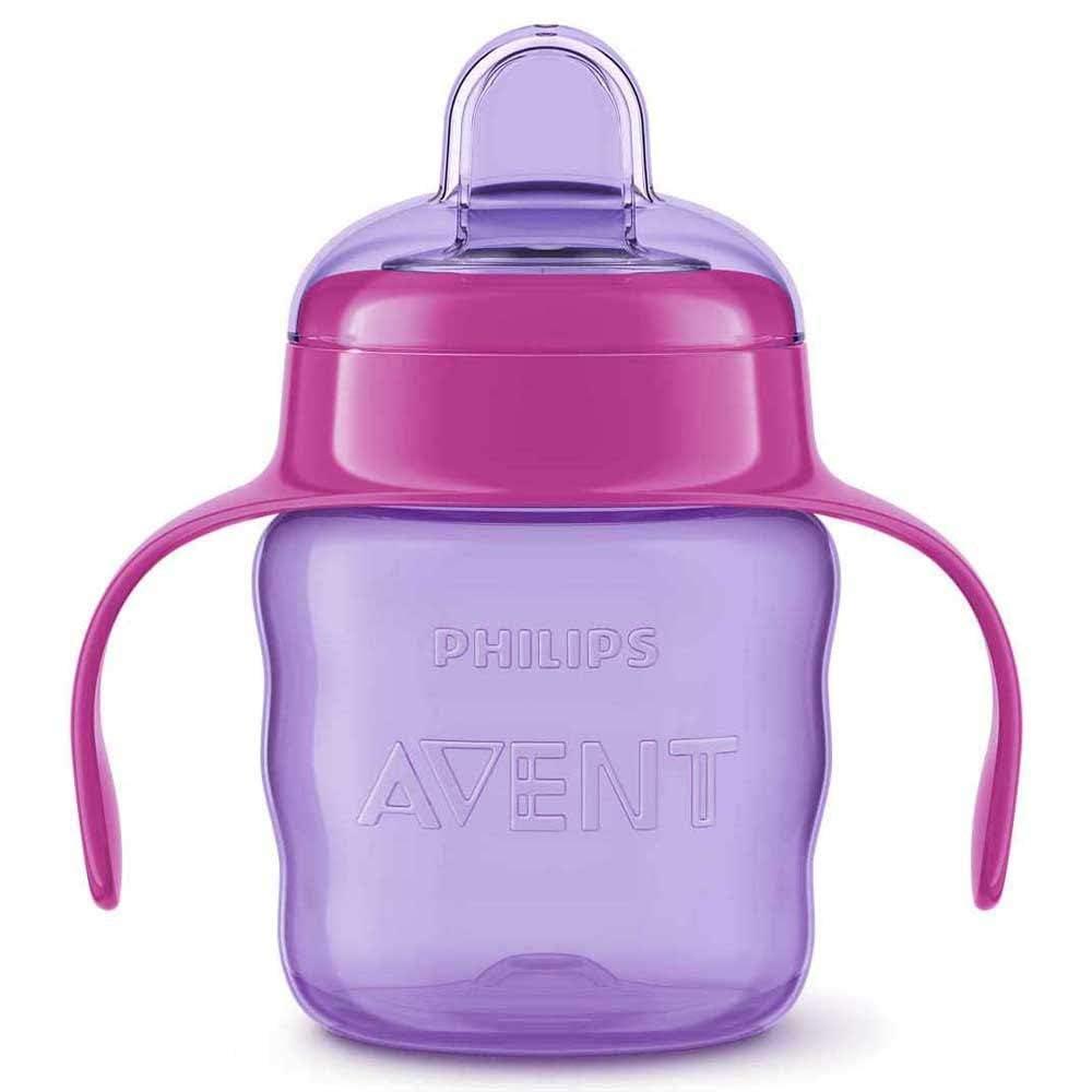 AVENT Philips AVENT Spout Cup Easy Sip Cup Sippy Cup for Boys and Girls 7oz/200ml 6 Months+ (Girl)