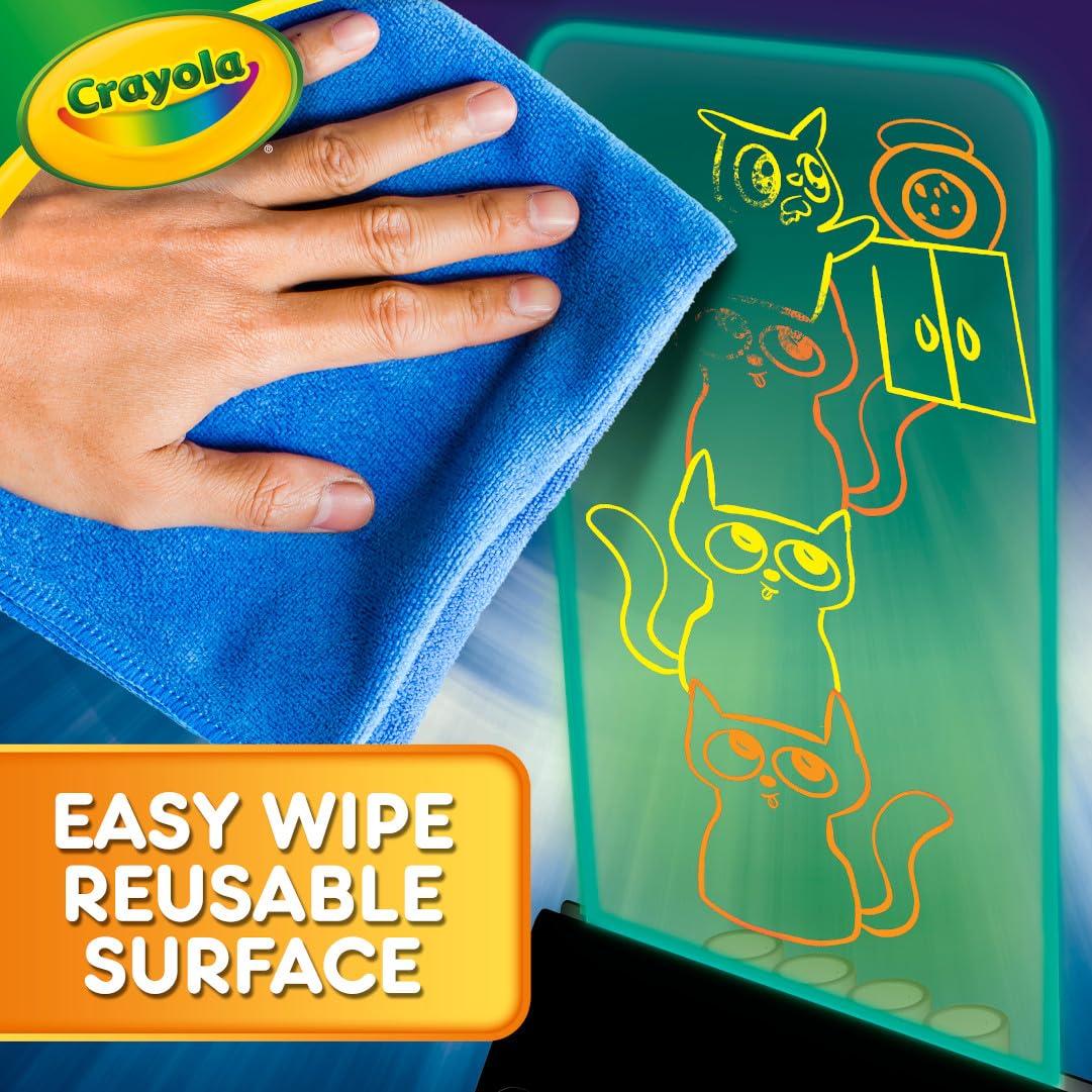 Crayola Crayola Multi-Color Light Board, Light Up Drawing Toy, Desk Toy, Doodle Pad, Glow Art, Gifts, Toys Boys & Girls, Ages 6, 7, 8