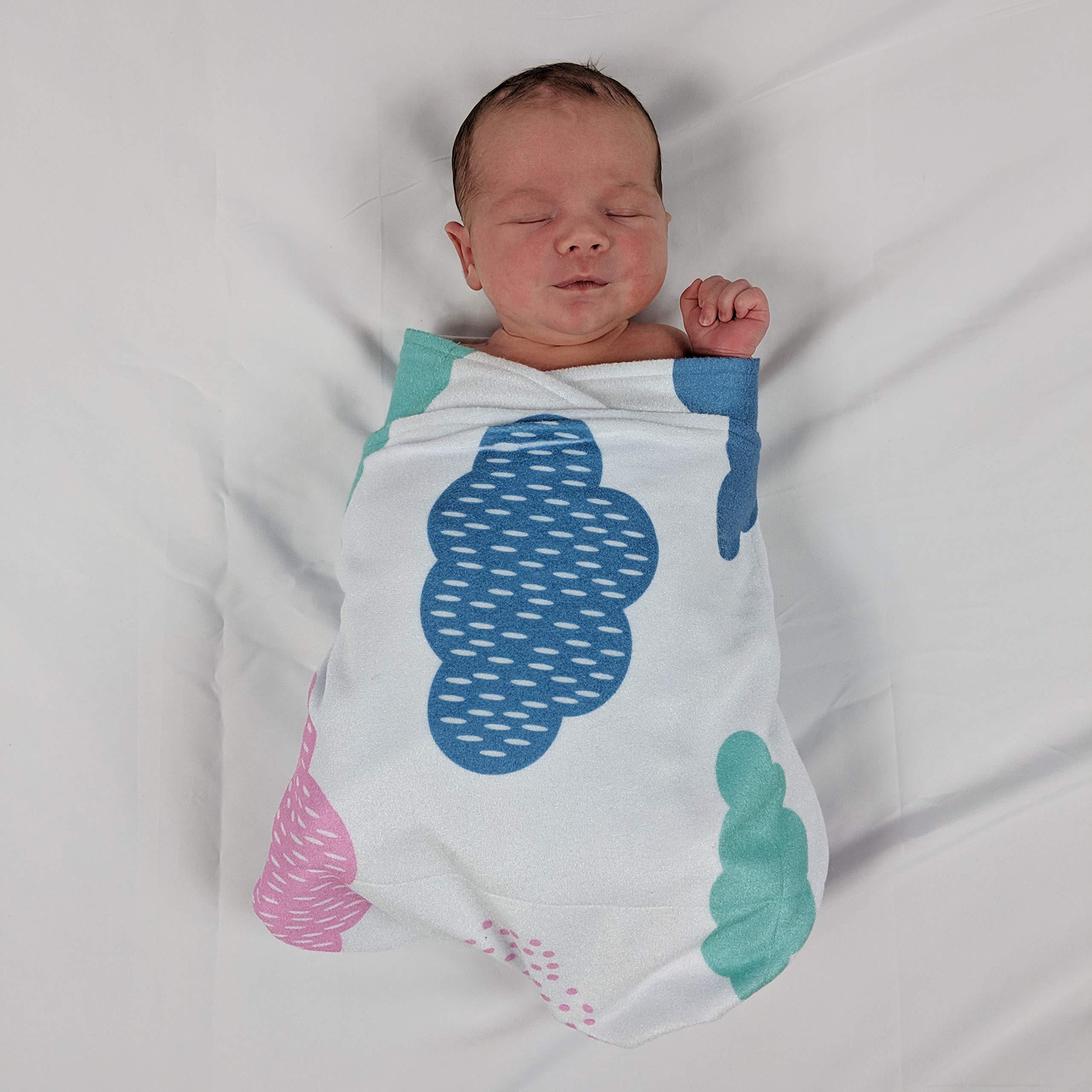 Snugglebumpkinz Snugglebumpkinz Swaddle - AdaptiFIT Baby Swaddle - Swaddle Blanket - Baby Swaddle Wrap | Infinitley Adjustable Secure Swaddle Blanket That Helps You get More Sleep | Clouds
