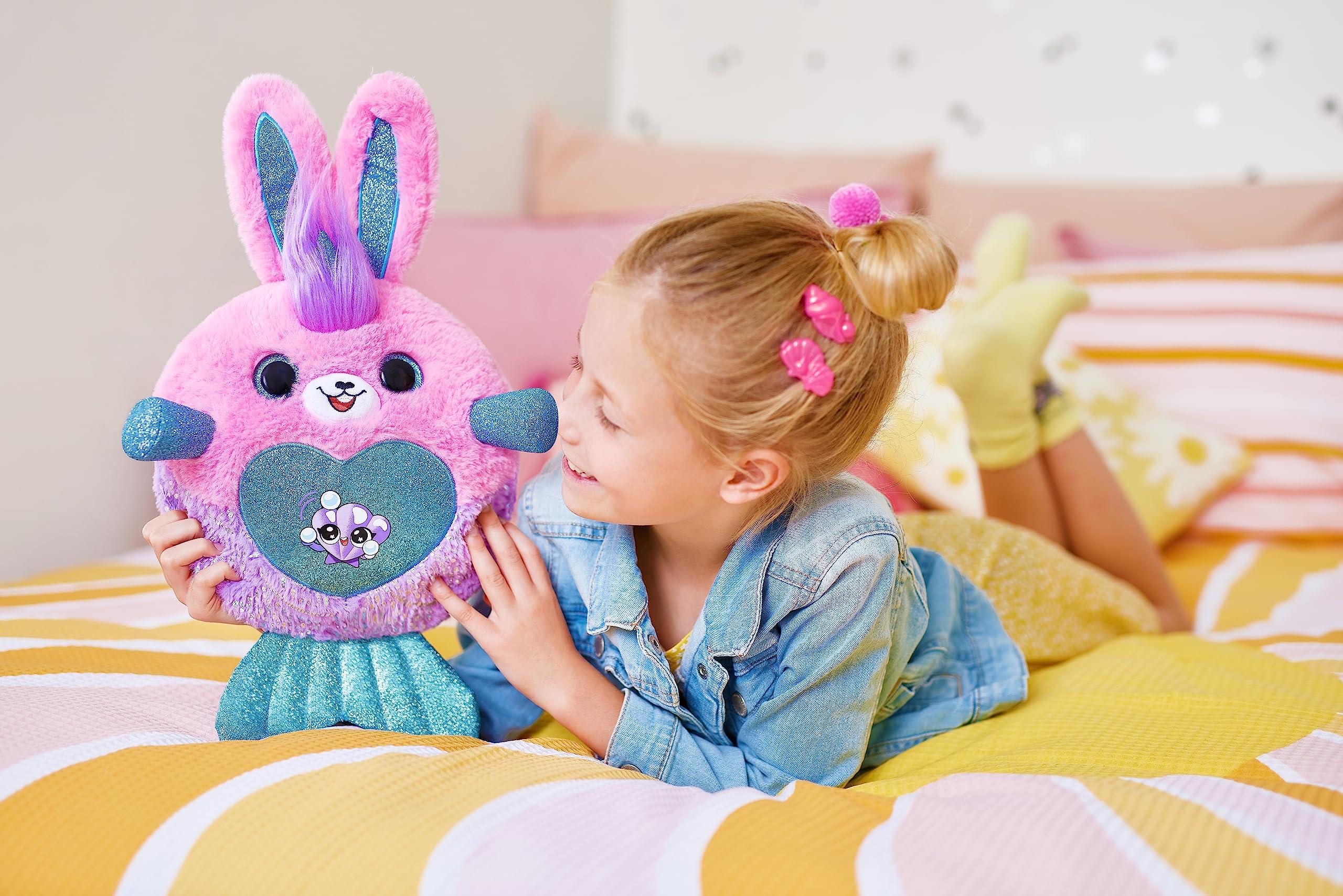 Rainbocorns Rainbocorns Mermaidcorn (Flamingo) by ZURU, Collectible Plush, Mermaid Surprises, Cuddle Plush Stuffed Animal, Surprise Egg, Stickers, Magic Sands & Bubble Mixture, for Girls 3+ Up