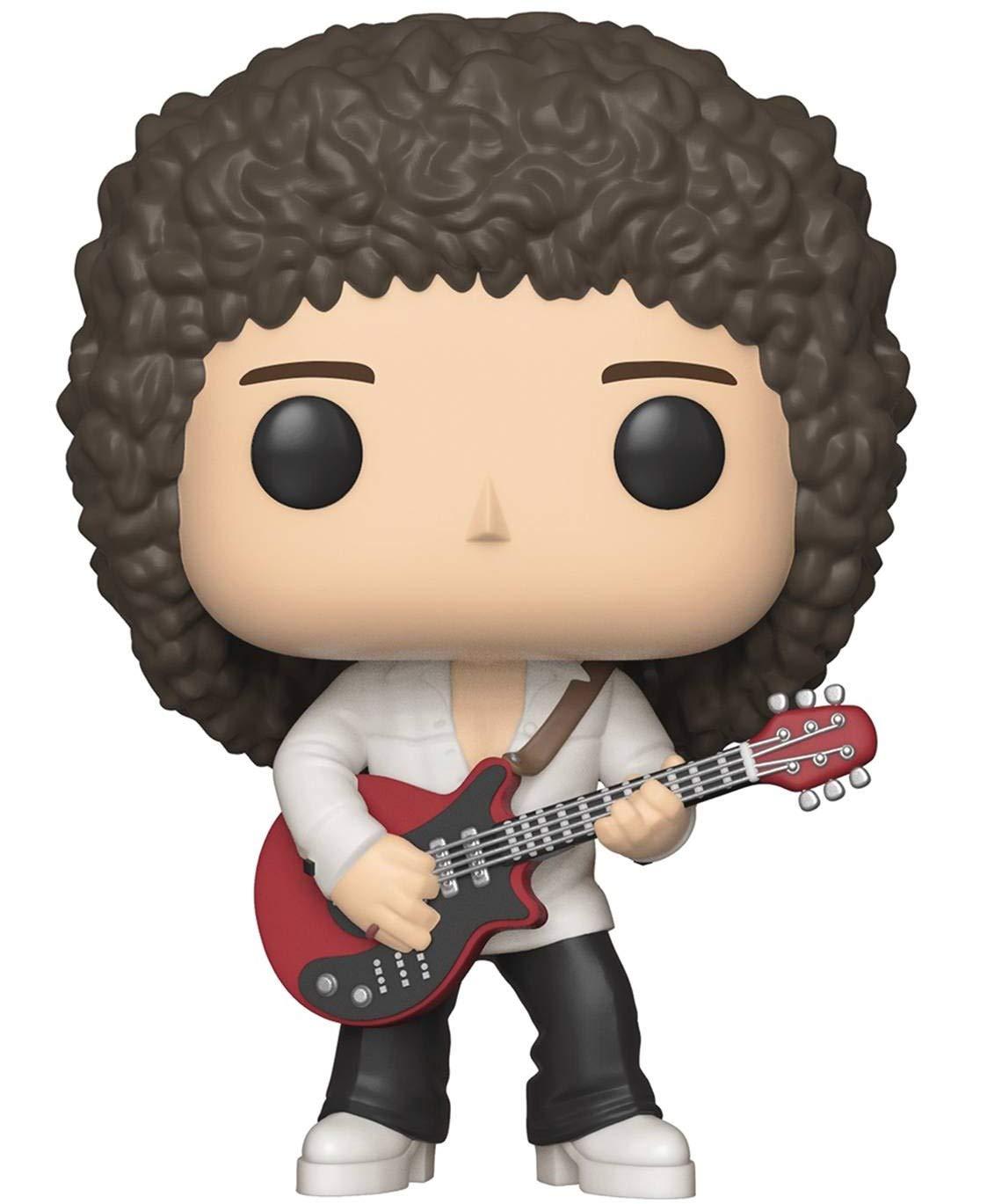 POP POP Queen - Brian May Funko Pop! Vinyl Figure (Bundled with Compatible Pop Box Protector Case) Multicolored 3.75 inches