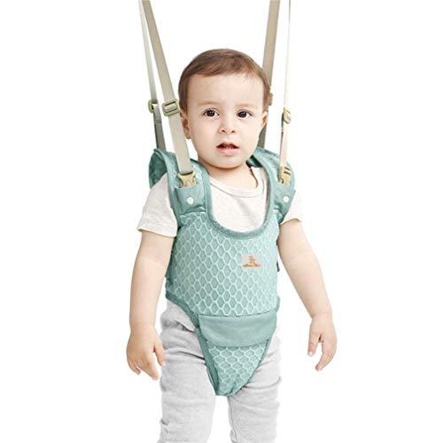 PriceXes Baby Harness Belt for Toddler, Adjustable Handheld Stand Up and Walking Baby Walker Safety Harnesses, Pulling and Lifting Dual Use Infant Toddlers Walking Assistant Strap (Blue)