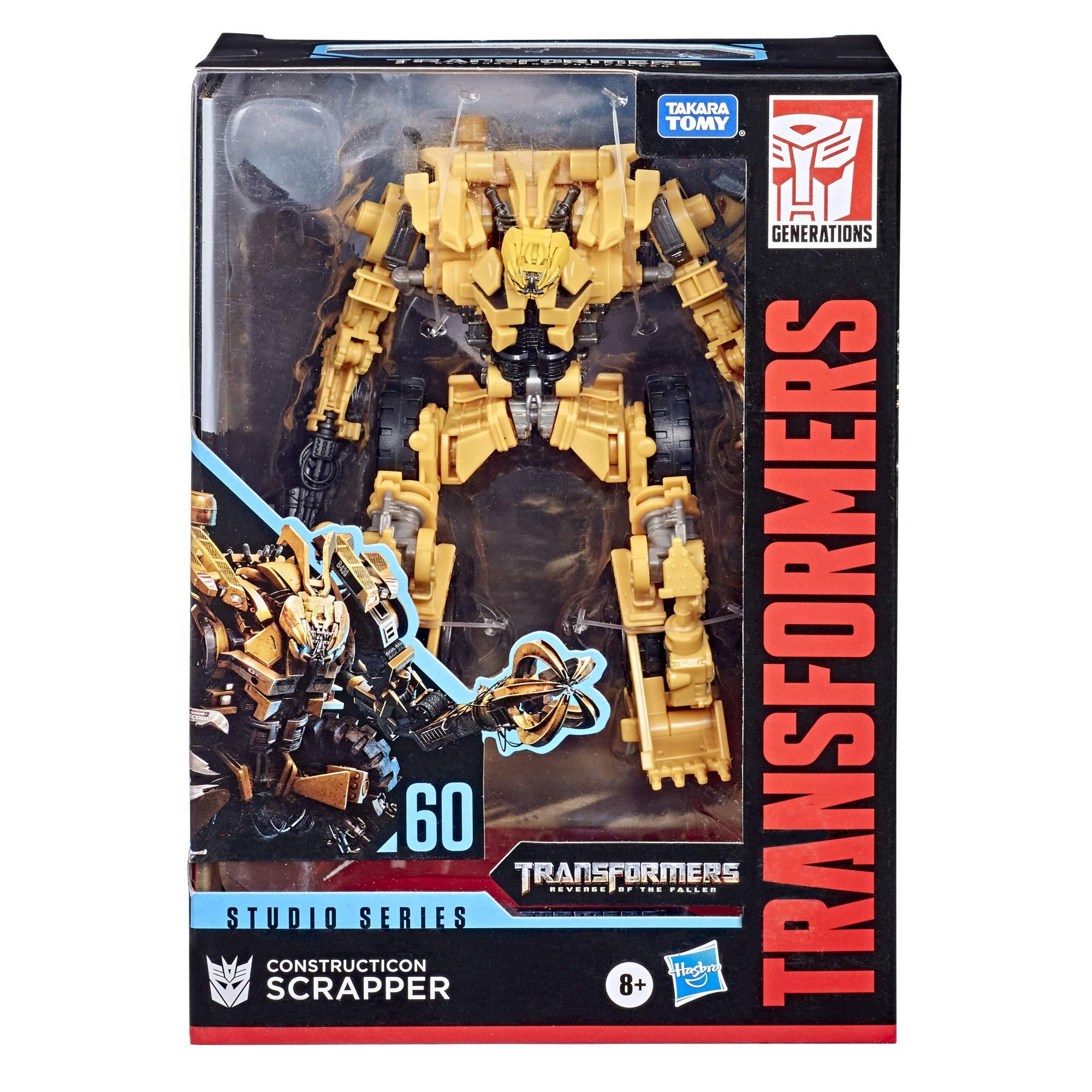Transformers Transformers Toys Studio Series 60 Voyager Class Revenge of The Fallen Movie Constructicon Scrapper Action Figure - Ages 8 and Up, 6.5-inch