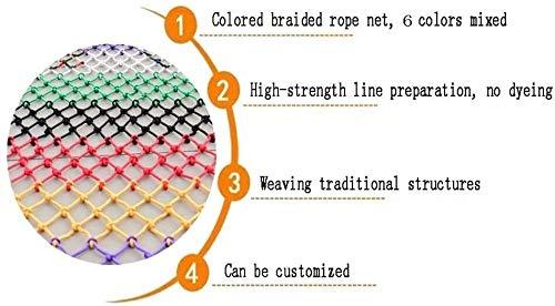 MBTY MBTY Child Safety Net, Kindergarten Decoration Net Balcony Protection Net Stairs Anti-Fall Net Fence Net Weaving Net Kids Swing Hammock (Size : 53(15x9ft))