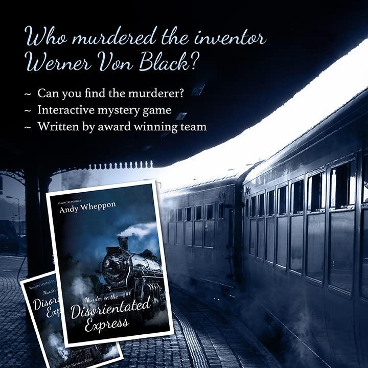 Crime Time: For the detective in you Murder on The Disorientated Express - A Murder Mystery Game for 16 Players