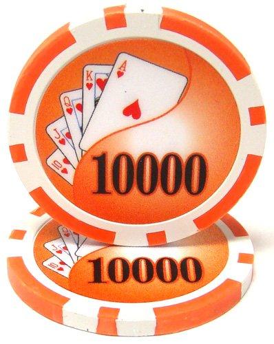 Poker Supplies 50 Yin Yang 13.5gm Clay Poker Chips - Choose!